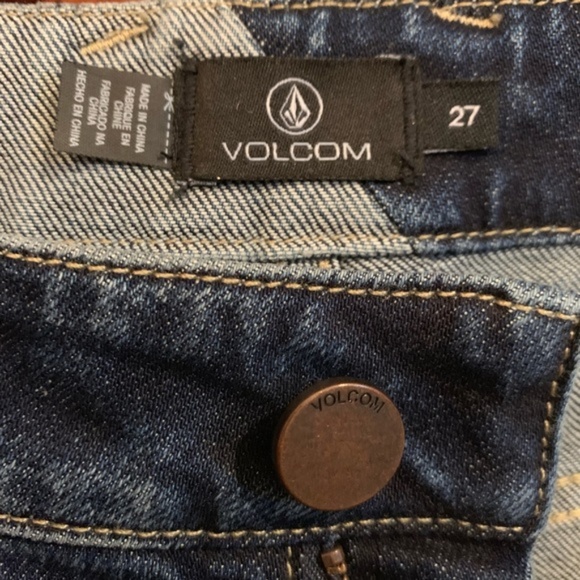 VOLCOM HIGH RISE ANKLE JEANS STONEY FLARE SIZE 27 RETRO 90'S - Picture 5 of 8